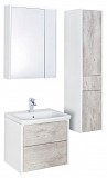 Мебель для ванной Roca Ronda 70 см бетон/белый глянец