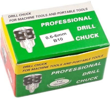 Патрон сверлильный ПС 6 0.6-6 мм, B10, с ключом, исп. r-11 кл.2 TORNERI 041885