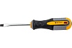 Шлицевая отвертка GREPP SL5*75мм, CrV, 3х-компонентная рукоятка 201-005