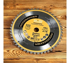 Диск пильный по дереву Woodmaker 305x30/25.4 мм, Z=48 атв Diamond Industrial DIDD305Z48