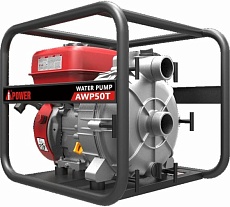 Бензиновая мотопомпа для грязной воды A-iPower AWP50T 30221