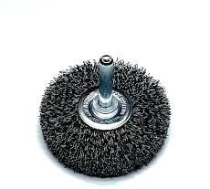 Щетка диск гофрированная Lessmann 60х13х0.30 мм, хвост-к 6 мм 416162