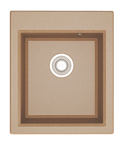 Кухонная мойка Акватон Линеа 45 см, латте