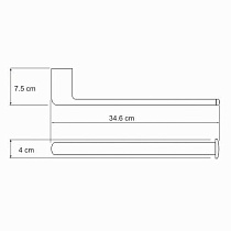 Вешалка для полотенец WasserKRAFT Berkel K-6851