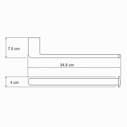 Вешалка для полотенец WasserKRAFT Berkel K-6851