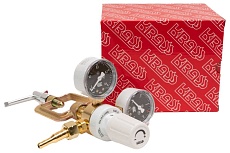 Редуктор ацетиленовый БАО 5 1.5, 2.5/0.15 МПа, 5 м3/ч, поверенный Krass 2117615PV