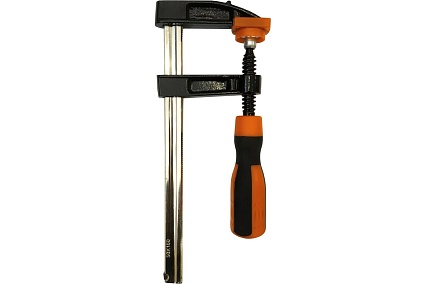 Струбцина Bohrer F-тип, 250x50мм, двухкомпонентная рукоятка 47525050