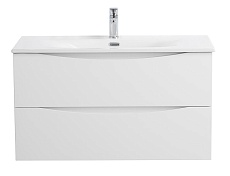 Тумба с раковиной BelBagno Marino-Cer-N 100 см Bianco Opaco