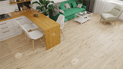 Ламинат Alpine Floor Aura Дуб Салерно 1218x198x8 мм, LF100-2