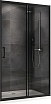 Душевая дверь Abber Schwarzer Diamant 160x195 AG30160B профиль черный