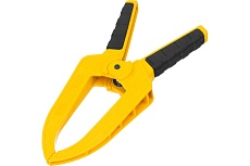 Струбцина Denzel клещеобразная, удлиненная 75x110 мм двухкомпонентные рукоятки 20790