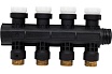 Коллектор с расходомерами UPONOR Vario Plus пластиковый, выходы 4х3/4, евроконус 1030584