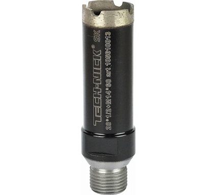 Коронка алмазная, спекание 28х60 мм, 1/2/M14 SK TECH-NICK 105610013