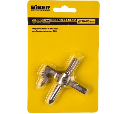 Сверло круговое по кафелю Biber 55502 тов-087757