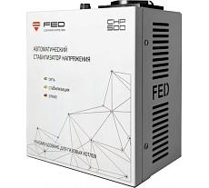Стабилизатор напряжения FED 500 индикация, 1 розетка F500Н1С