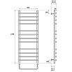 Полотенцесушитель водяной Point PN09152 П12 50x120, хром
