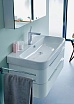 Тумба с раковиной Duravit Happy D.2 65 см белый глянец