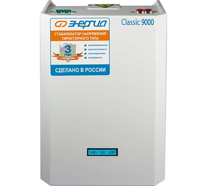 Тиристорный стабилизатор Энергия 9000 ВА Classic Е0101-0098