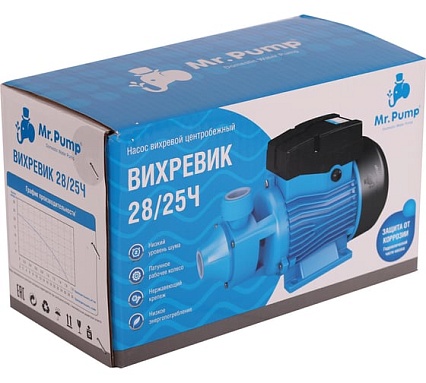 Вихревой центробежный насос Mr.Pump ВИХРЕВИК 28/25Ч 2001R
