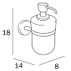 Дозатор жидкого мыла Inda Forum A36120CR21 хром