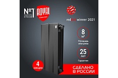 Радиатор Royal Thermo PianoForte 500/Noir Sable - 4 секц. НС-1176331