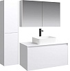 Мебель для ванной Aqwella 5 stars Mobi 100 см корпус белый