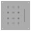 Верхний душ RGW Shower Panels SP-74 60x60 многофункциональный