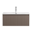 Тумба с раковиной BelBagno Uno 80 см 1 ящик, Бежевый матовый
