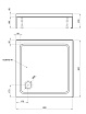 Поддон для душа Aquatek DPA-0000001 80x80x20 белый