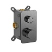 Смеситель для душа AQUAme AQM8810GM термостат, оружейный металл