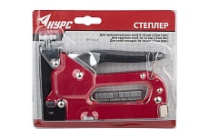 Степлер для широких скоб 3-в-1 (&quot;тип 140&quot; 4-14 мм, &quot;тип 28&quot; 10-12 мм, &quot;тип 300&quot; 10-14 мм, металлический корпус) КУРС 32099
