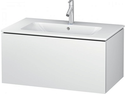 Тумба с раковиной Duravit L-Cube 83 1 ящик белый