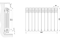 Радиатор Rifar Ecobuild 300 - 10 RE30010