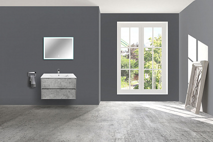 Мебель для ванной Vincea Gio 80 см C.Beton