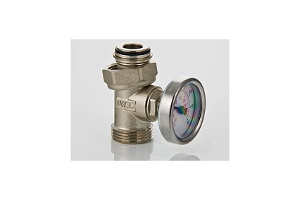 Тройник с термометром Евроконус Valtec VT.4615.0.0