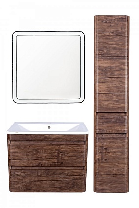 Тумба с раковиной Style Line Атлантика 60 см подвесная