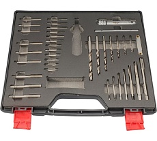 Набор метчиков и плашек H-Tools M3-M12 HSS-G 52пр 491060HT