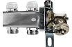 Коллекторная группа из нержавеющей стали ColSys 1805R22513 с отсечными, термостатическими и дренажными клапанами, 7 выходов 1805R22507
