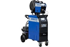 Сварочный полуавтомат Aurora SKYWAY 550 SYNERGIC (2 LCD) + выносной подающий, 10 м, водяное охлаждение 36182