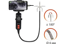 Видеоэндоскоп управляемый USB iCartool 1Мп, 1280X720, 0.8м, 6мм, 360° IC-V201