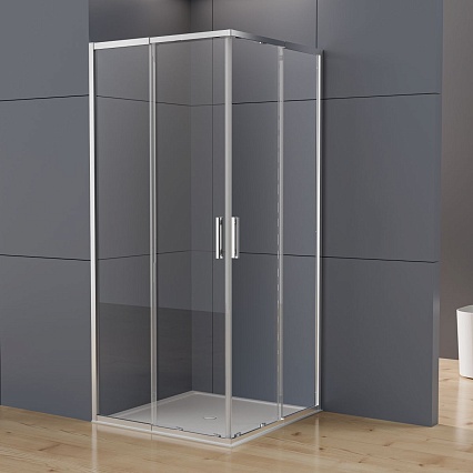 Душевой уголок Vincea Rapid VSS-3RN8080E10CL (70-80)x(70-80) хром, прозрачное