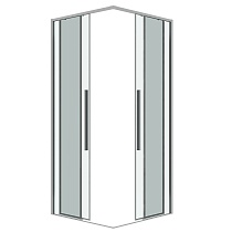 Душевой уголок Grossman Galaxy 300.K33.01.1010.10.00 100x100 прозрачный, хром