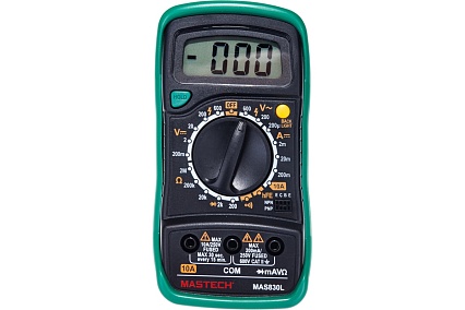 Цифровой мультиметр Mastech MAS830L 13-2007