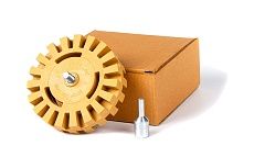 Диск зубчатый с адаптером для снятия клейкой ленты 100х25 мм KRAUSS 32240