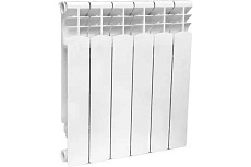 Биметаллический радиатор секционный STI RUS (F) 500/80 12 секций (цвет - белый), D220-00299