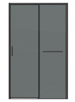 Душевая дверь Grossman Style 120x195 тонированное, черный матовый 100.K33.05.120.21.10