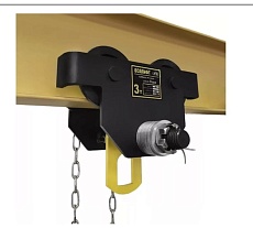 Каретка ручная OCALIFT DOPA 3т 3м тип GCL тележка на двутавр с ручным приводом dr30003