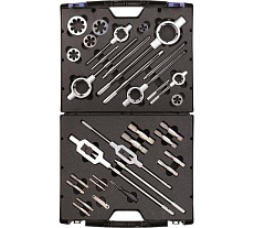 Набор ручных метчиков и плашек GSR BSP 1/4-1&quot; HSSG 27 предметов 08333100