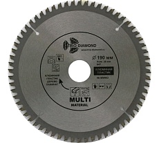 Диск пильный по мультиматериалам (190х30/20 мм; 64Т) TRIO-DIAMOND MM902