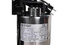 Дренажный насос с вертикальным поплавком STOUT Spd-0003-200250 RG0091CN917S67